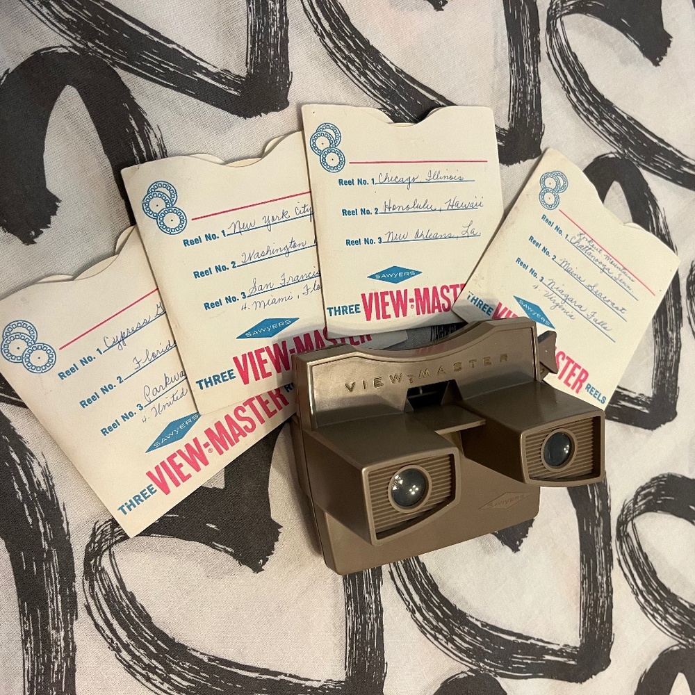 Vintage Model G View Master Viewer with Reels